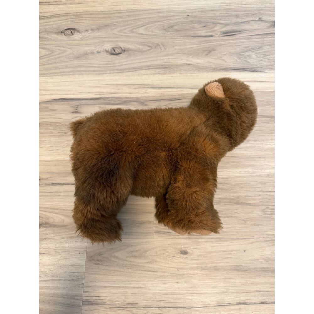 Rare Vintage 1989 TY Classic 16” Plush Sable Bear Beanie Babies Small ty Tush - Picture 2 of 5